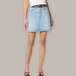 Joe's Jeans Sky Blue Mini Skirt